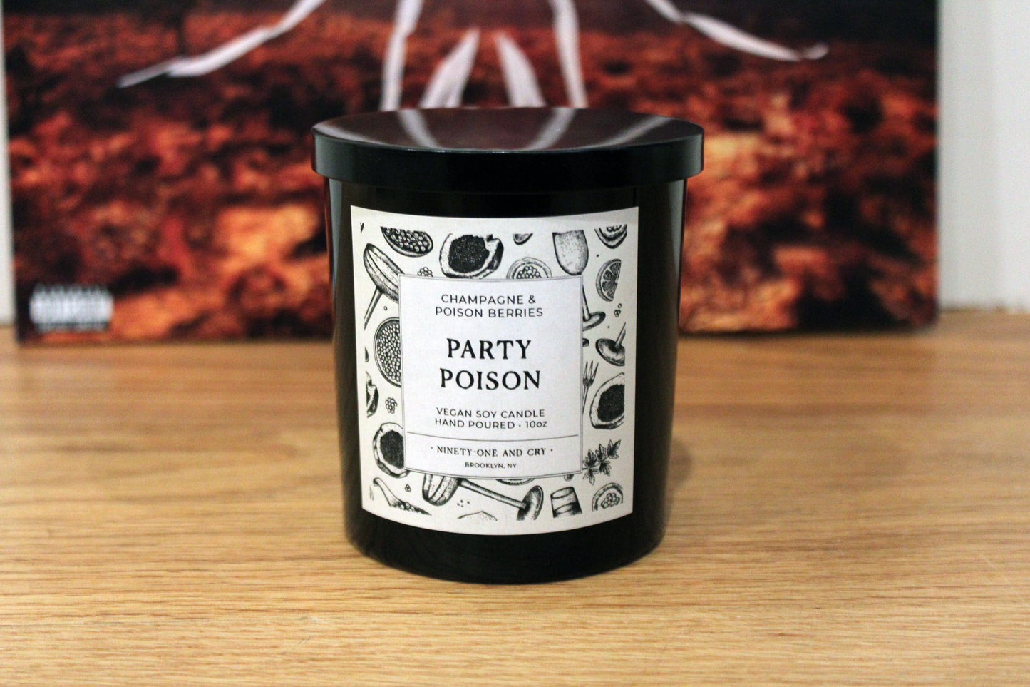 My Chemical Romance - Party Poison | Champagne & Poison Berries | 10oz Soy Candle