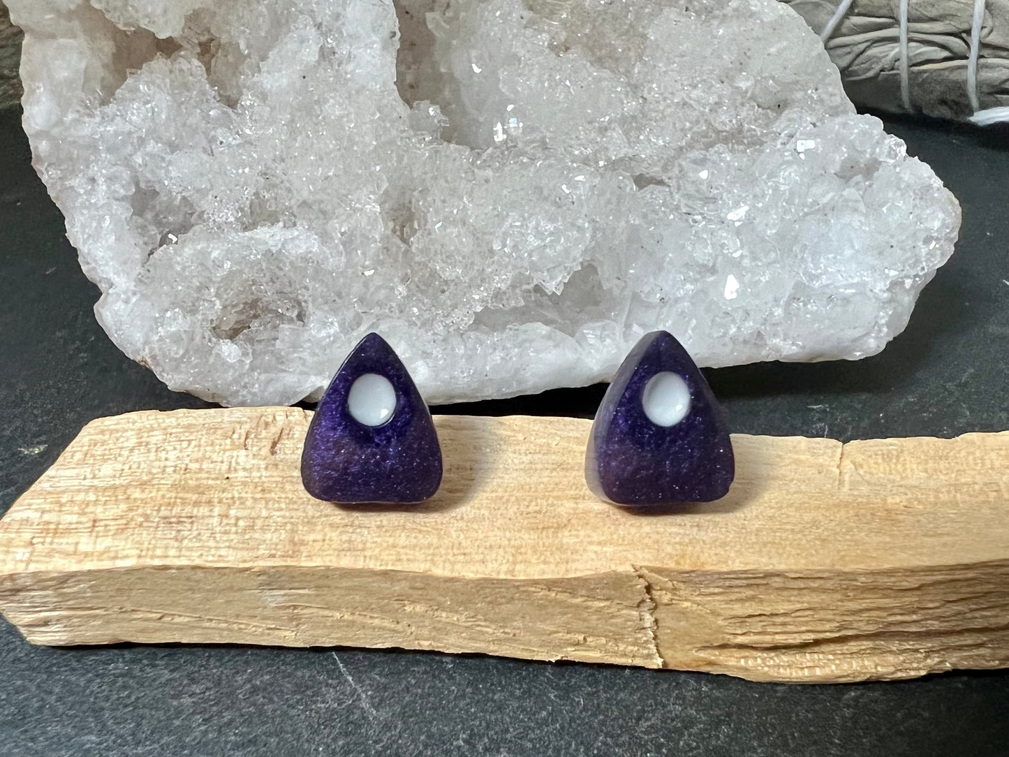 Planchette Stud Earrings