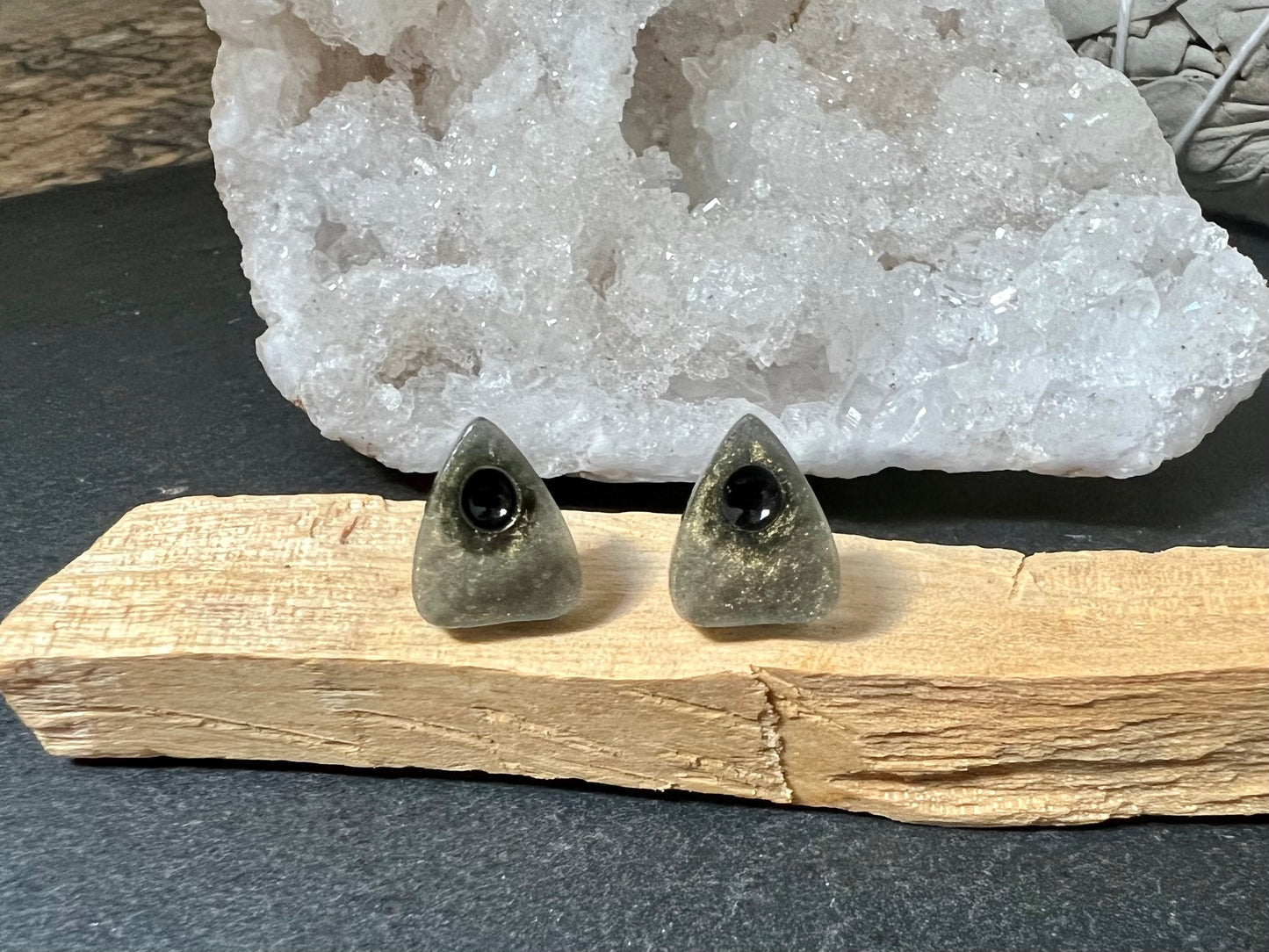 Planchette Stud Earrings