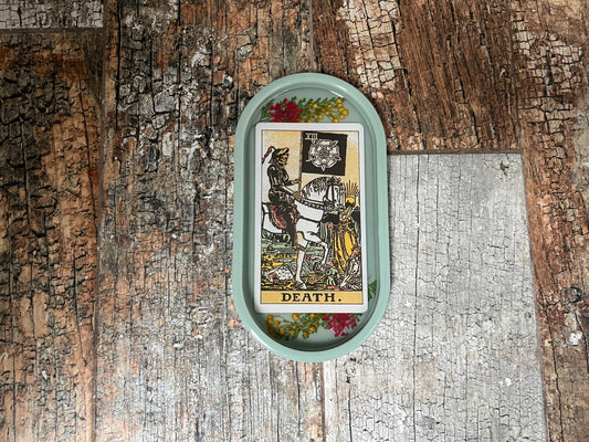 Sage Green Death Tarot Tray