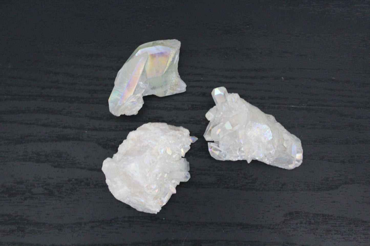 Angel Aura Quartz Clusters