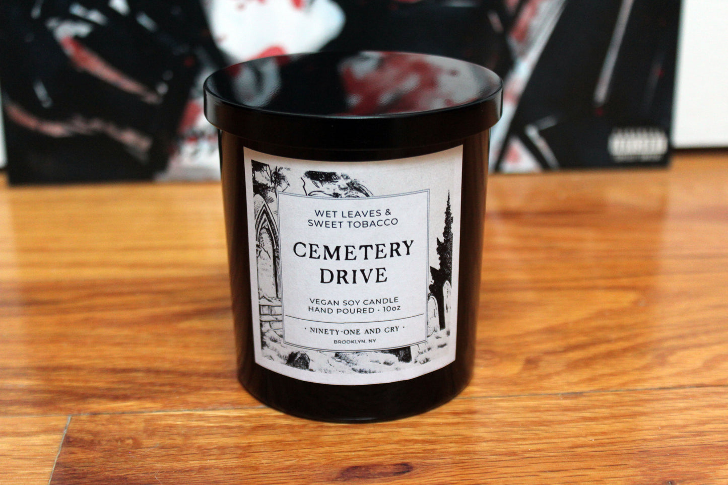 My Chemical Romance - Cemetery Drive  | Wet Leaves & Sweet Tobacco | 10oz Soy Candle