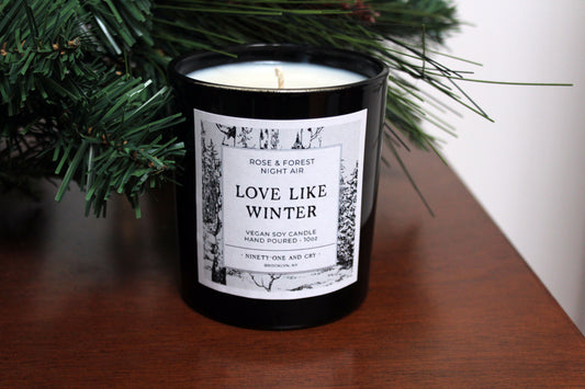 AFI - Love Like Winter | Rose & Forest Night Air | 10oz Soy Candle