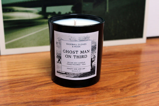 Taking Back Sunday - Ghost Man on Third | Baseball Mitts & Musk | 10oz Soy Candle