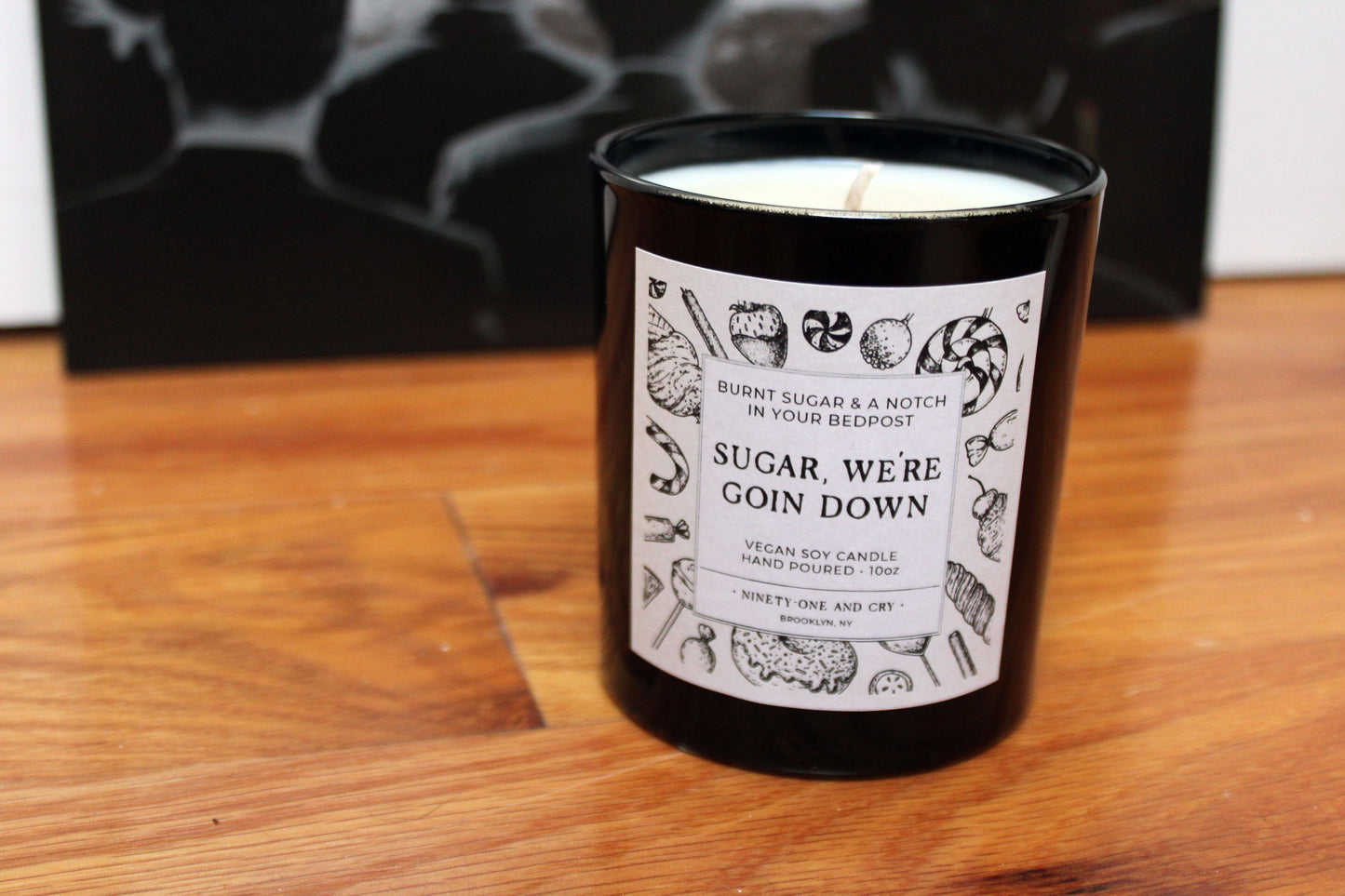 Fall Out Boy - Sugar We're Goin Down | Burnt Sugar & A Notch in Your Bedpost | 10oz Soy Candle