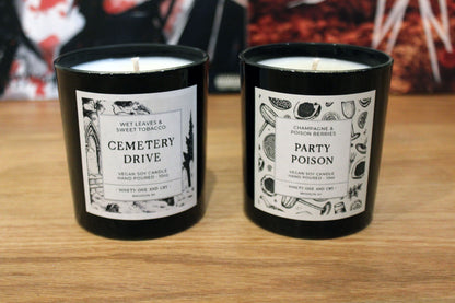 My Chemical Romance Candle Bundle - Cemetery Drive & Party Poison | Set of 2 10oz Soy Candles