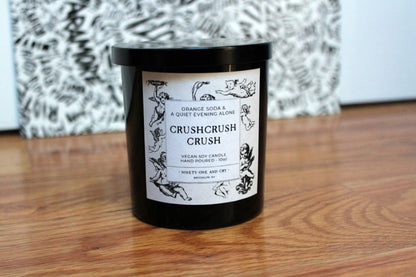 Paramore - crushcrushcrush  | Orange Soda & A Quiet Evening Alone | 10oz Soy Candle