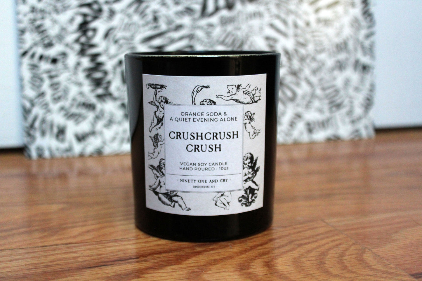 Paramore - crushcrushcrush  | Orange Soda & A Quiet Evening Alone | 10oz Soy Candle