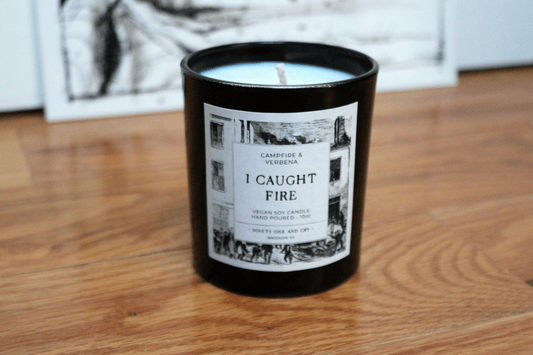 The Used - I Caught Fire | Campfire & Verbena | 10oz Soy Candle